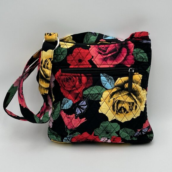 VERA BRADLEY Havana Rose Crossbody Bag Floral Multicolor Adjustable Strap - Picture 2 of 14